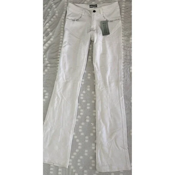 American Eagle Poplooks Stretch Lot Of 2 Woman's Jeans Slim Boot Cut Size 0-med - Picture 8 of 14